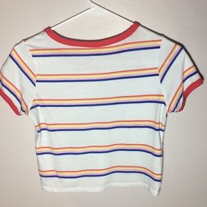 PacSun Tops - Multicolored striped crop top PacSun Tops - Multicolored striped crop top